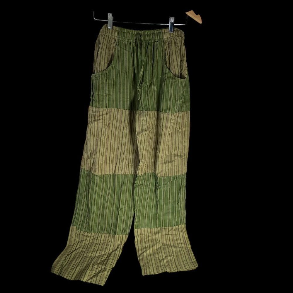 Soul Flower Ethically Created Patchwork Stripe Pa… - image 2